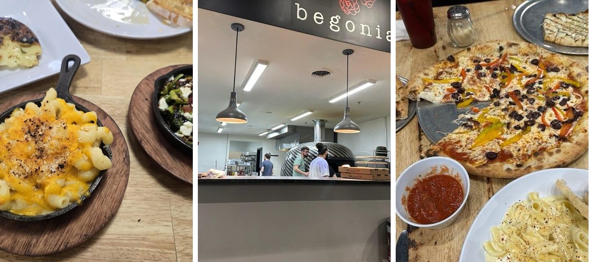 Begonias Menu